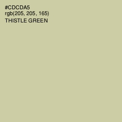 #CDCDA5 - Thistle Green Color Image